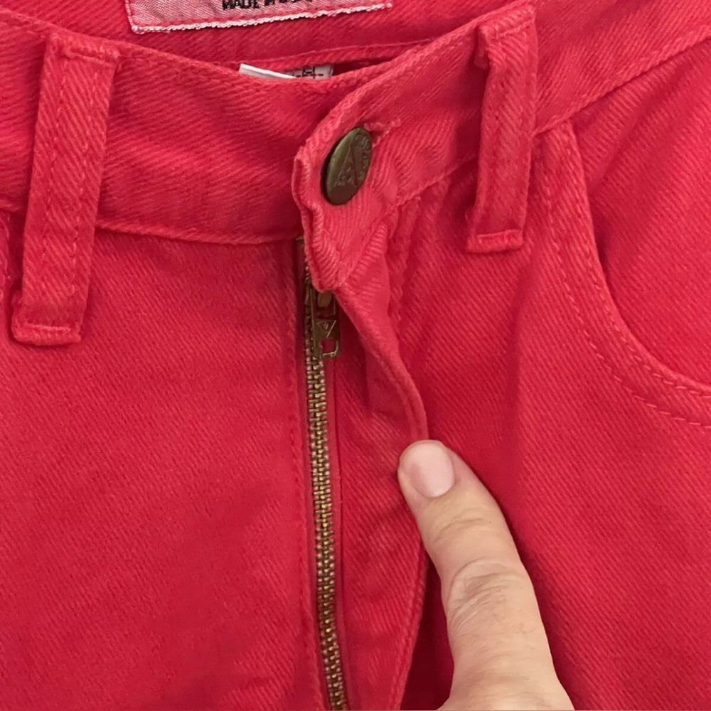 Vintage Guess Georges Marciano Red High Rise Jeans Size 29 (Actual 26.5) - Picture 3 of 9